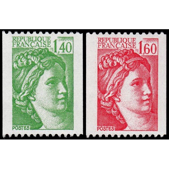 France Francia 2157/58 1981 Sabina MNH
