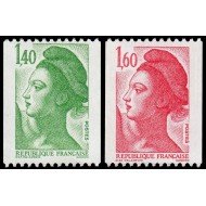 France Francia 2191/92 1982 Libertad Delacroix MNH