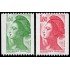 France Francia 2222/23 1982 Libertad de Delacroix MNH