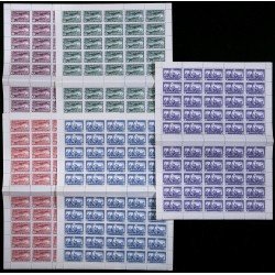 España Spain 614/18 1931 En Hojas Completas de 50 Sellos MNH España Spain 614/18 1931 En Hojas Completas de 50 Sellos MNH