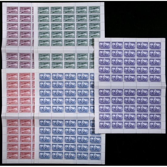 España Spain 614/18 1931 En Hojas Completas de 50 Sellos MNH España Spain 614/18 1931 En Hojas Completas de 50 Sellos MNH