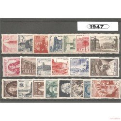 Francia France 1947 Año Completo MH Francia France 1947 Año Completo MH