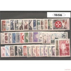 Francia France 1956 Año Completo MH Francia France 1956 Año Completo MH
