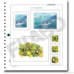 Filabo hojas álbum de sellos de Guernsey 2012-2014 montado con protectores