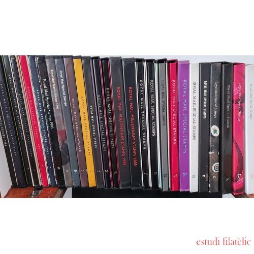 Colección collection Gran Bretaña Royail mail Libros 1984/2011 