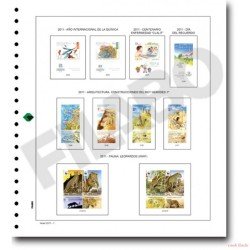 Filabo álbum de sellos de Israel 1989 registro montado con protectores Filabo álbum de sellos de Israel 1989 registro montado con protectores