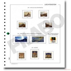 Filabo hojas álbum de sellos de Liechtenstein 2012-2014 montado con protectores Filabo hojas álbum de sellos de Liechtenstein 2012-2014 montado con protectores