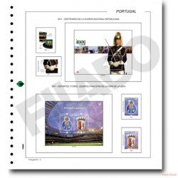Filabo hojas álbum de sellos de Portugal 2012-2014 montado con protectores Filabo hojas álbum de sellos de Portugal 2012-2014 montado con protectores