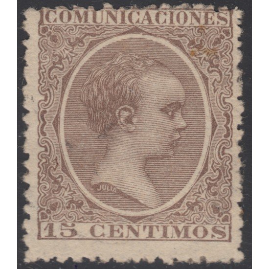 España Spain 219 1889 - 1901 Alfonso XIII Pelón MH España Spain 219 1889 - 1901 Alfonso XIII Pelón MH