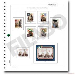 Filabo hojas de sellos de Vaticano 2020 registro montado con protectores Filabo hojas de sellos de Vaticano 2020 registro montado con protectores