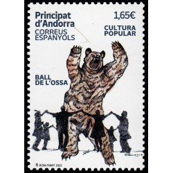 Andorra Española 523 2022 Cultura popular. Baile de la osa MNH Andorra Española 523 2022 Cultura popular. Baile de la osa MNH