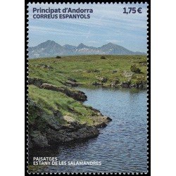 Andorra Española 528 2022 Paisajes. Estany de les salamandres MNH Andorra Española 528 2022 Paisajes. Estany de les salamandres MNH