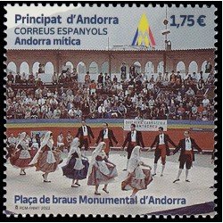 Andorra Española 530 2022 Andorra mítica. Plaza Monumental de Andorra MNH Andorra Española 530 2022 Andorra mítica. Plaza Monumental de Andorra MNH
