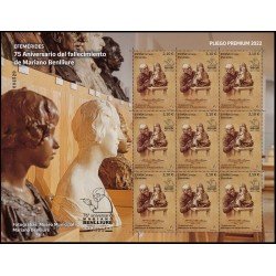 España Pliego Premium 131 2022 75 aniversario fallecimiento de Mariano Benlliure MNH España Pliego Premium 131 2022 75 aniversario fallecimiento de Mariano Benlliure MNH