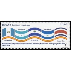 España Spain 5600 2022 Bicentenario Independencia Guatemala, Honduras, El Salvador, Nicaragua y Costa Rica MNH España Spain 5600 2022 Bicentenario Independencia Guatemala, Honduras, El Salvador, Nicaragua y Costa Rica MNH