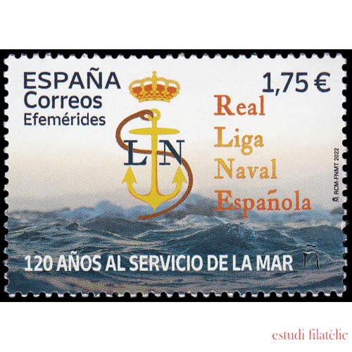 España Spain 5607 2022 Real Liga Naval Española MNH