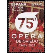 España Spain 5609 2022 Efemérides. 75 Temporada de la Ópera de Oviedo MNH