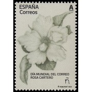 España Spain 5610 2022 Día Mundial del Correo. Rosa cartero MNH Tarifa A