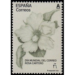 España Spain 5610 2022 Día Mundial del Correo. Rosa cartero MNH Tarifa A España Spain 5610 2022 Día Mundial del Correo. Rosa cartero MNH Tarifa A