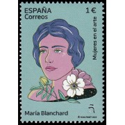 España Spain 5612 2022 Mujeres en el Arte. María Blanchard MNH
