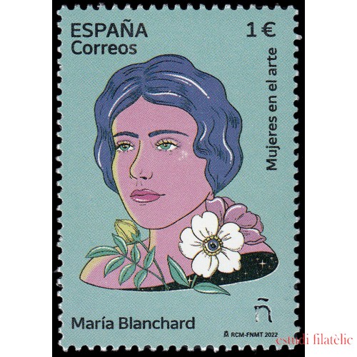 España Spain 5612 2022 Mujeres en el Arte. María Blanchard MNH