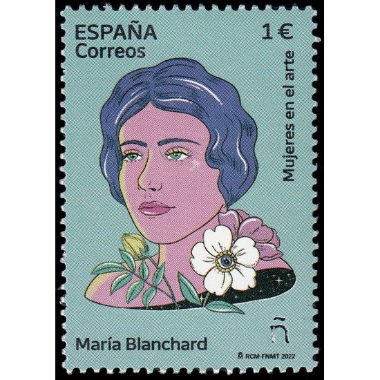 España Spain 5612 2022 Mujeres en el Arte. María Blanchard MNH