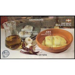 España Spain 5616 2022 Gastronomía. País Vasco. Bacalao al pil-pil MNH España Spain 5616 2022 Gastronomía. País Vasco. Bacalao al pil-pil MNH
