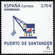 España Spain 5618 2022 150 Aniversario Puerto de Santander MNH