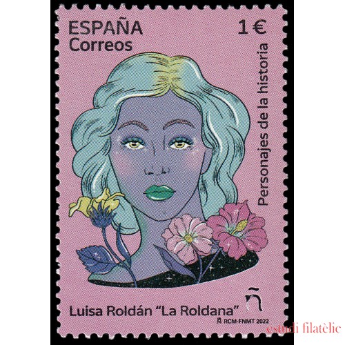 España Spain 5621 2022 Personajes de la Historia. Luisa Roldán 