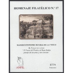 España Spain Homenaje Filatélico 17 2022 Patrimonio Mundial Unesco Madrid España Spain Homenaje Filatélico 17 2022 Patrimonio Mundial Unesco Madrid