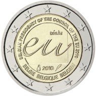 Bélgica 2010 2 € euros conmemorativos Presidencia belga del Consejo de la Unión Europea