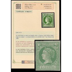 España Spain 51 1860/1861 Isabell II MH España Spain 51 1860/1861 Isabell II MH