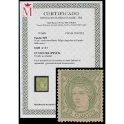 España Spain 114 1870 Efigie Alegórica de España MH España Spain 114 1870 Efigie Alegórica de España MH