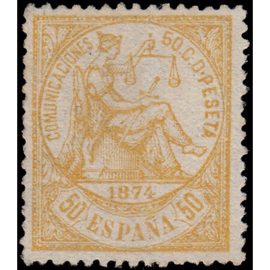 España Spain 149 1874 Alegoría de la Justicia Sin goma España Spain 149 1874 Alegoría de la Justicia Sin goma