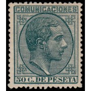 España Spain 196 1878 Alfonso XII MH