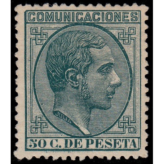España Spain 196 1878 Alfonso XII MH España Spain 196 1878 Alfonso XII MH