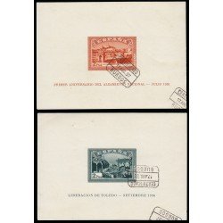 España Spain 838/39 1937 Alzamiento Nacional mataselladas