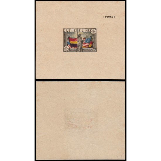 España Spain 764s 1938 Hojita Constitución MNH Tirada : 400 España Spain 764s 1938 Hojita Constitución MNH Tirada : 400