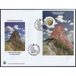 España Spain 5555 2022 Patrimonio Mundial Parque Nacional de Garajonay SPD Sobre Primer Día
