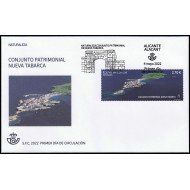 España Spain 5570 2022 Naturaleza Conjunto Patrimonial Nueva Tabarca SPD Sobre Primer Día