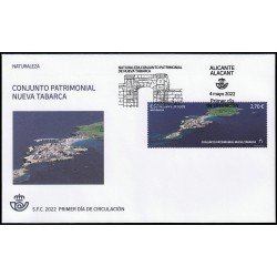 España Spain 5570 2022 Naturaleza Conjunto Patrimonial Nueva Tabarca SPD Sobre Primer Día España Spain 5570 2022 Naturaleza Conjunto Patrimonial Nueva Tabarca SPD Sobre Primer Día