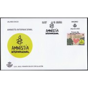 España Spain 5586 2022 Valores Cívicos Amnistía Internacional SPD Sobre Primer Día Tarifa D