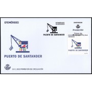 España Spain 5618 2022 150 Aniversario Puerto de Santander SPD Sobre Primer Día