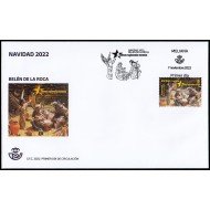 España Spain 5623 2022 Navidad 2022 Belén de la Roca SPD Sobre Primer Día Tarifa B