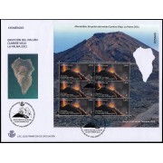 España Spain 5604 2022 Efemérides Erupción del Volcán Cumbre Vieja La Palma SPD Sobre Primer Día