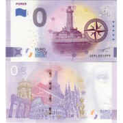 Billete  souvenir de cero euros Porer Croacia 