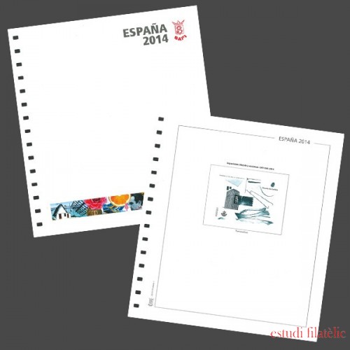 Safi Hojas España 2013 Ilustrado a color con protector Completo Safi Hojas España 2013 Ilustrado a color con protector Completo