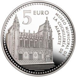 España Spain 2010 5 euros Capitales de provincia Albacete Plata Ag España Spain 2010 5 euros Capitales de provincia Albacete Plata Ag
