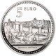 España Spain 2010  5 euros Capitales de provincia Avila Plata Ag