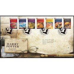 Gran Bretaña 2904/10 2007 SPD FDC Literatura Harry Potter Sobre primer día Gran Bretaña 2904/10 2007 SPD FDC Literatura Harry Potter Sobre primer día